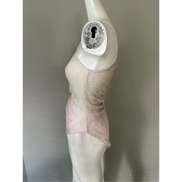 MISSONI Zigzag Knit One-Shoulder Swimsuit - Picture 8 of 11